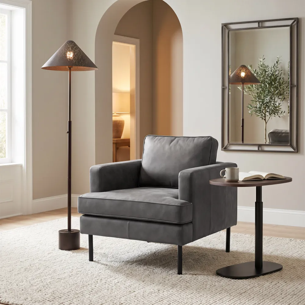 Decade Armchair Vintage Gray