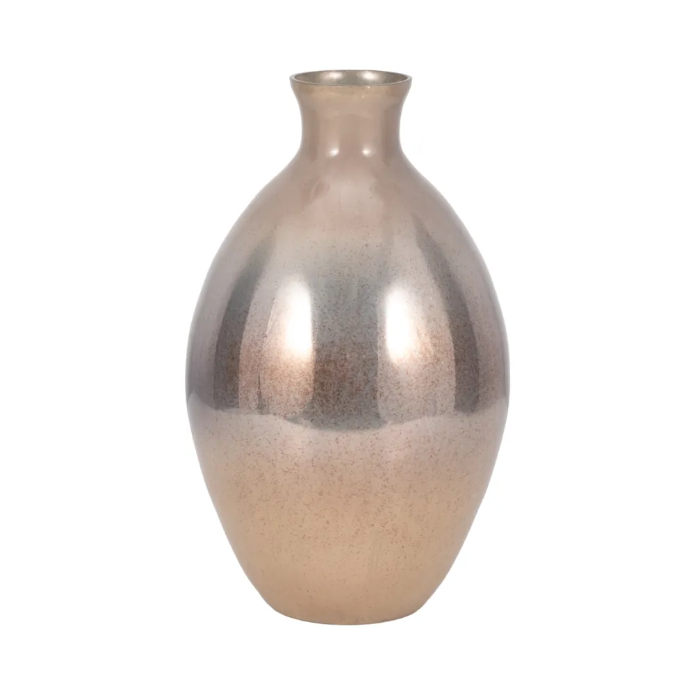 ELMONTDALE GOLD GLASS VASE 15 (IN)