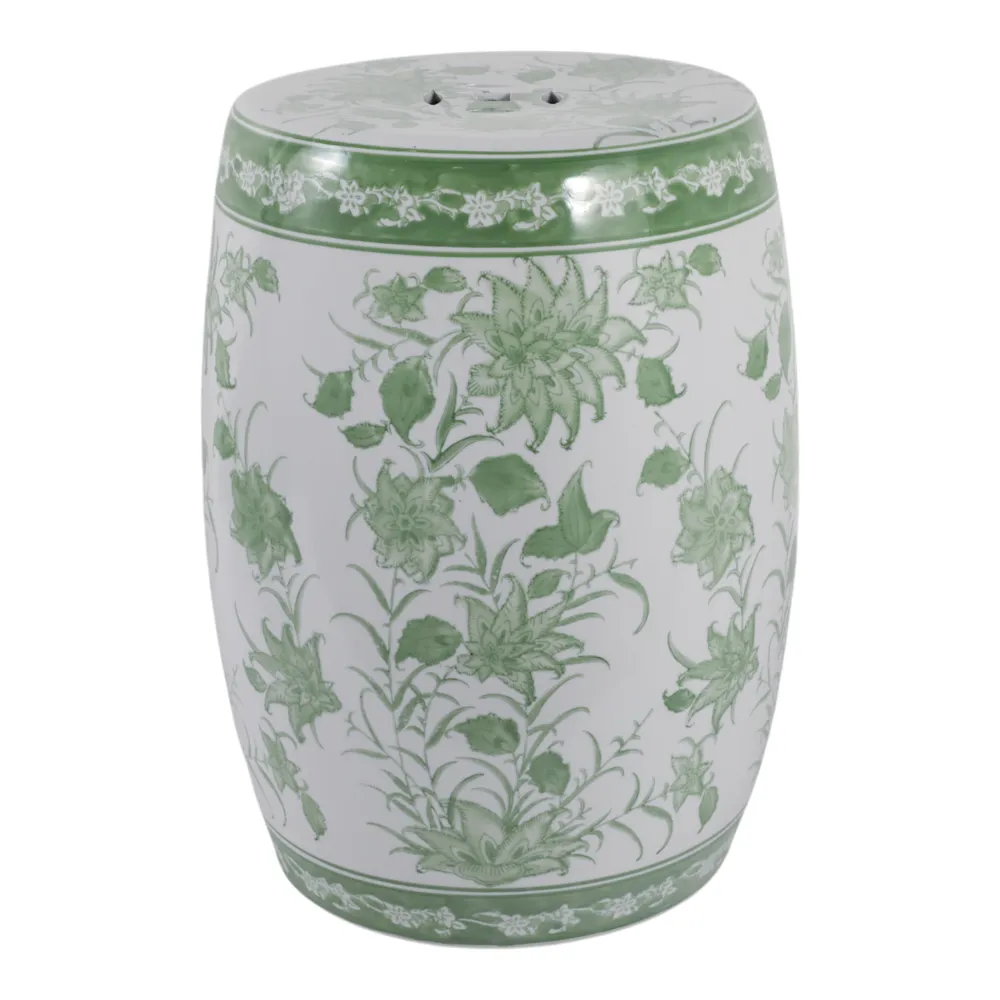 HUNTERDALE GREEN GARDEN STOOL 18 (IN)