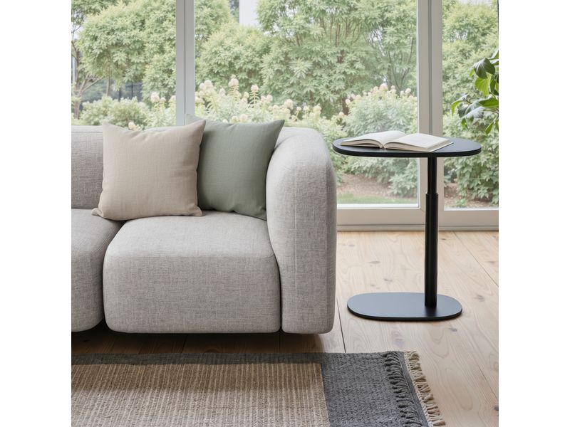 Buddy Adjustable Rotating Side Table Gray 14