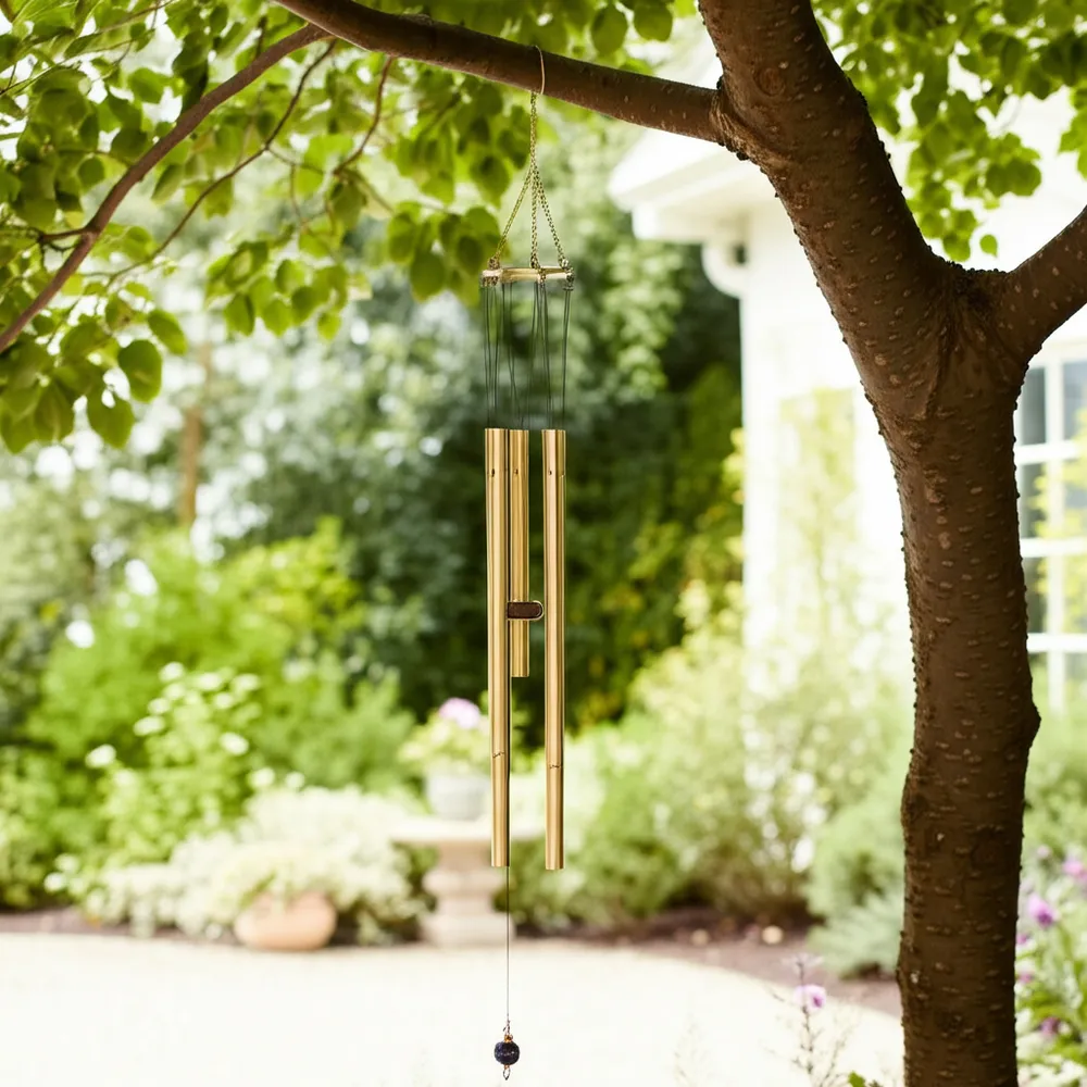 NOLANTON GOLD WIND CHIME 43 (IN)