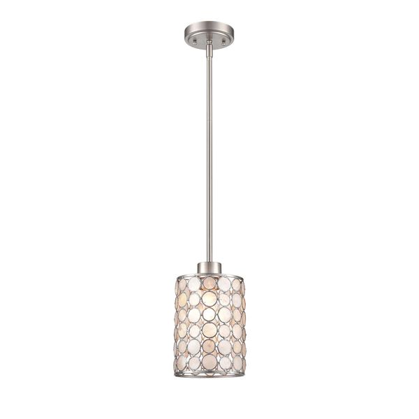 Sagamore 6'' Wide 1-Light Mini Pendant - Brushed Nickel