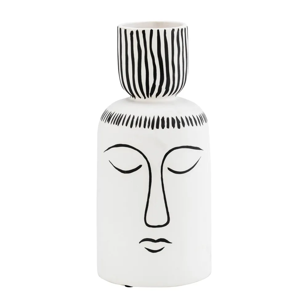 LOCHTON BLACK VASE 11 (IN)