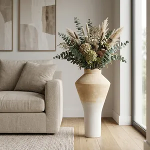 ELDERSHAW WHITE VASE 34 (IN) 11