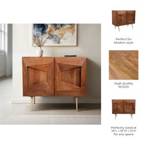 SKYLERDALE BROWN CABINET 32 (IN) 9