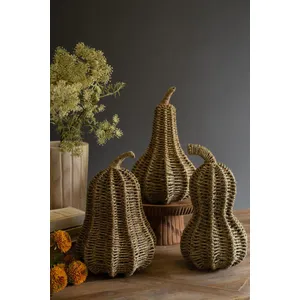 Set of Three Woven Vine Gourds 2
