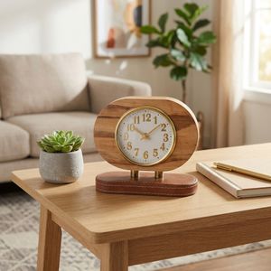 EMMETWELL BROWN CLOCK 7 (IN) 2