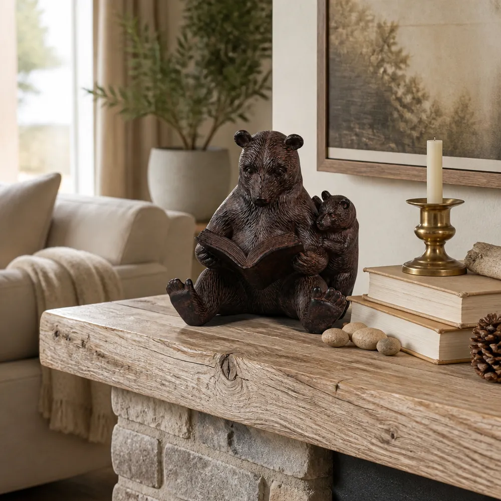 ENOCHOAK BROWN DECOR 9 (IN)