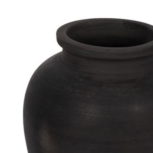 HAWLEYWORTH BLACK VASE 11 (IN) 5