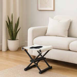 COLBYBEACH BLACK STOOL 16 (IN) 2