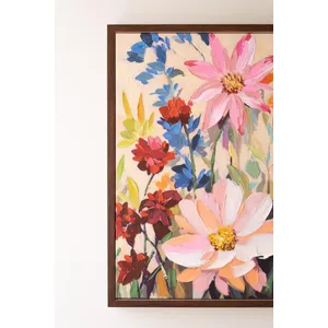 Framed Wild Flowers Painting 3