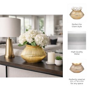 TARYNVALE GOLD VASE 9 (IN) 10