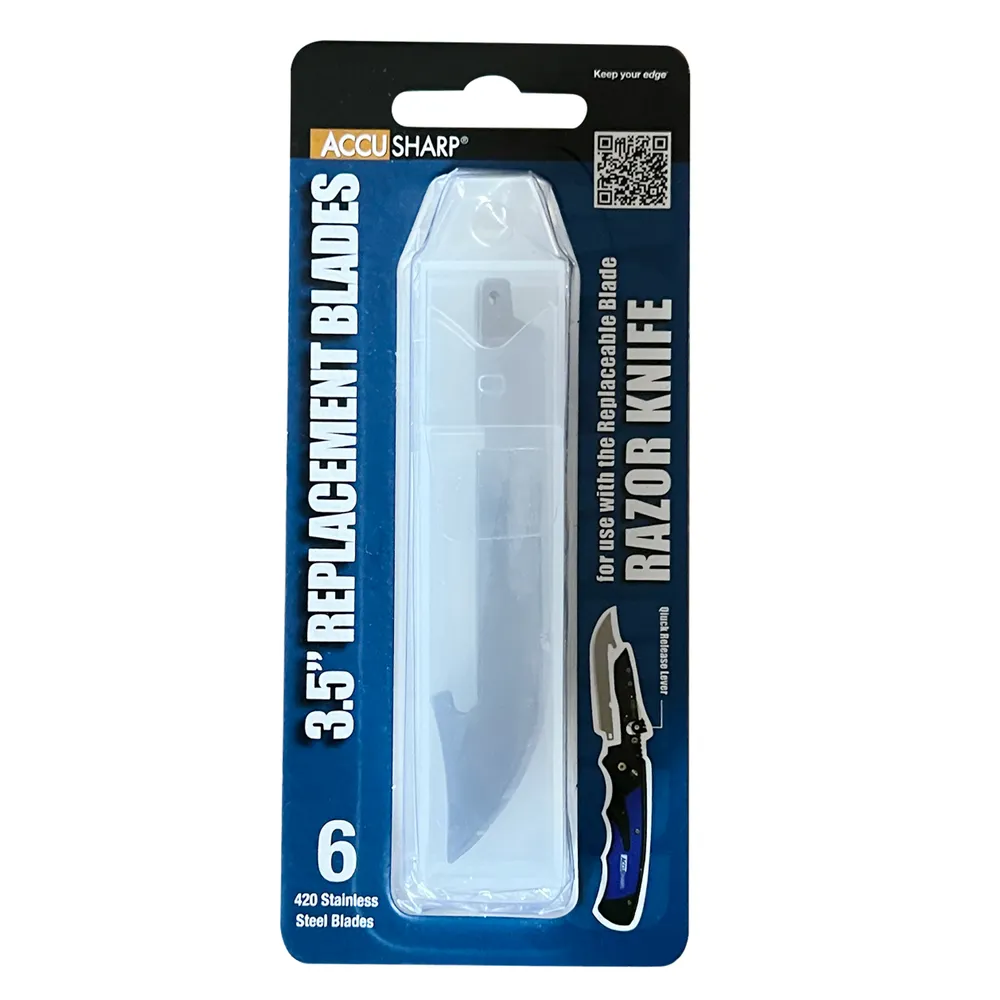 AccuSharp Razor Knife Replacement Blades - Blue Card