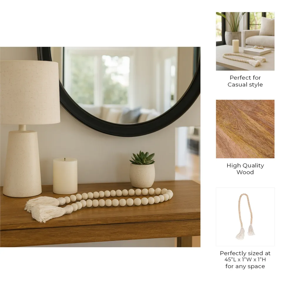 SKYLERWORTH BROWN BEAD 1 (IN)