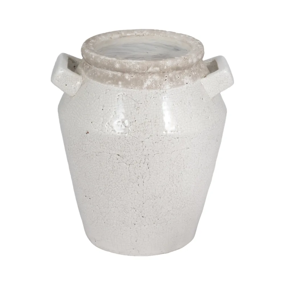 CLYDELAND GRAY VASE 11 (IN)