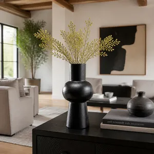 HATTONDALE BLACK VASE 12 (IN) 2