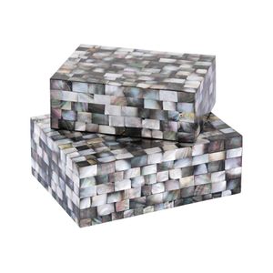 Keshi Box - Set of 2 Mother of Pearl 1