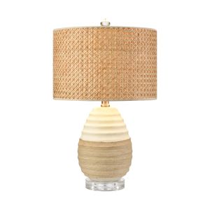 Hobart 20'' High 1-Light Table Lamp - White 1