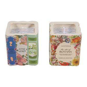 IRVINGSHAW SET OF 2 WILD FIG & CASSIS CANDLE 4 (IN) 1