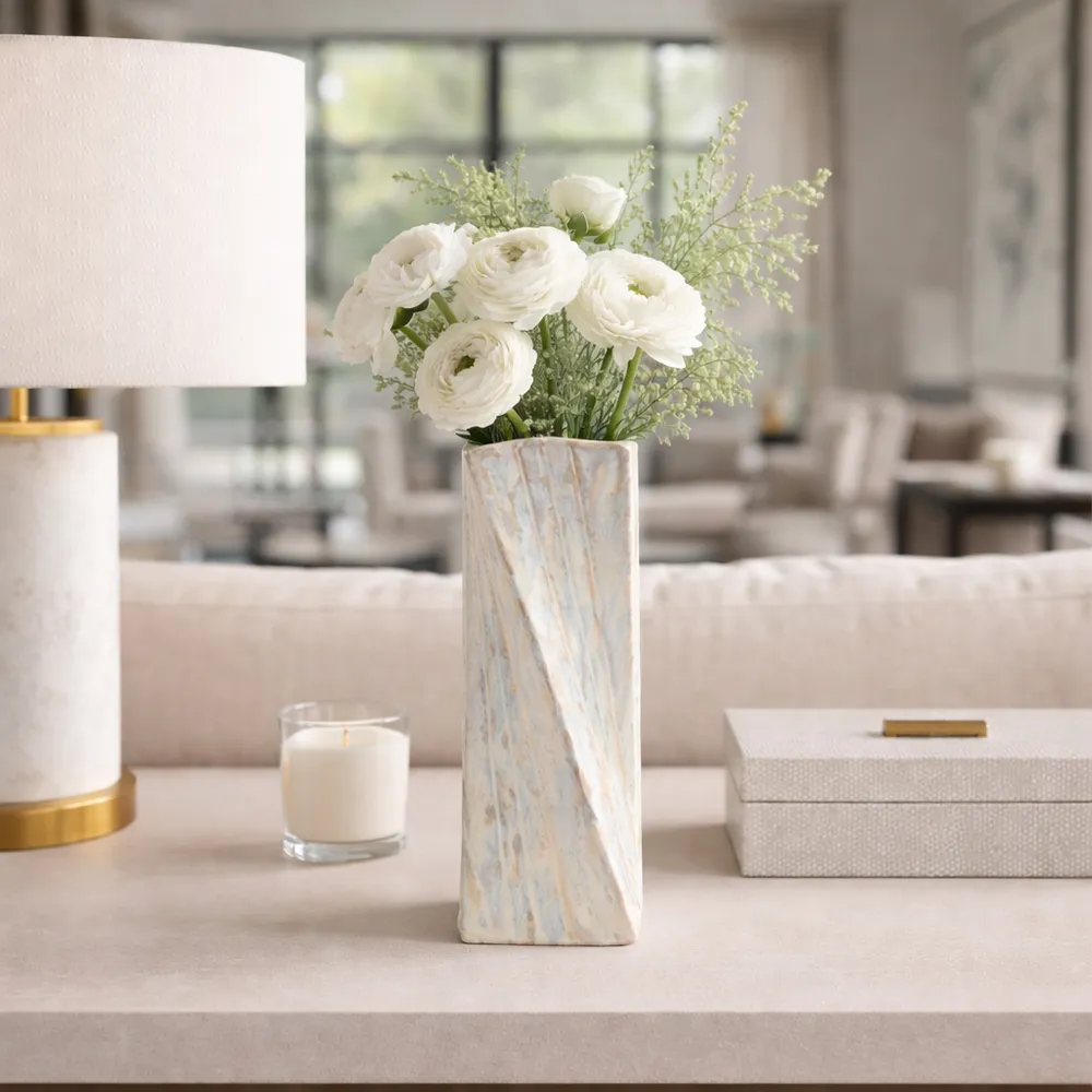 GREYSONCROSS BROWN VASE 11 (IN)