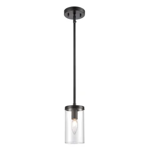 Oakland 4'' Wide 1-Light Mini Pendant - Black 1