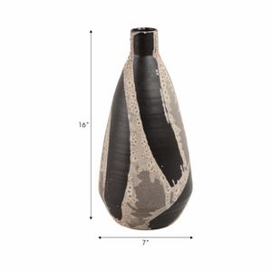ELM BLACK VASE 16 (IN) 10