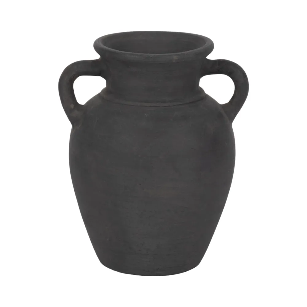 CARLINROSE BLACK VASE 10 (IN)