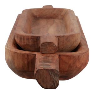 GRAHAMDALE SET OF 2 BROWN BOWLS 4 (IN) 5