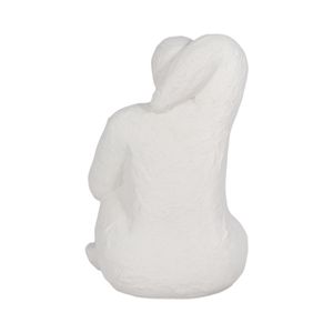 10" RAISED ARM POSING FIGURE, WHITE 5