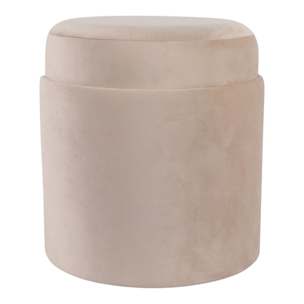 HADLEYTON IVORY OTTOMAN 18 (IN)