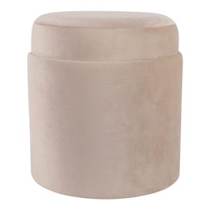 HADLEYTON IVORY OTTOMAN 18 (IN) 4