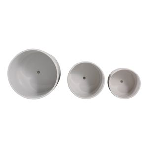 ELMMORE SET OF 3 YELLOW PLANTER 11 (IN) 8
