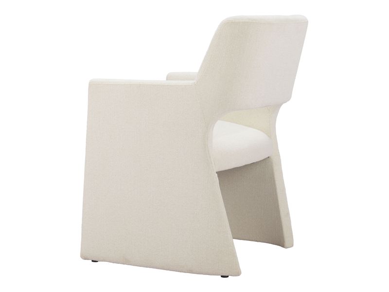 Minet Dining Chair Linen White 6
