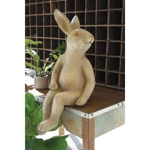 Faux Concrete Rabbit Shelf Sitter 3