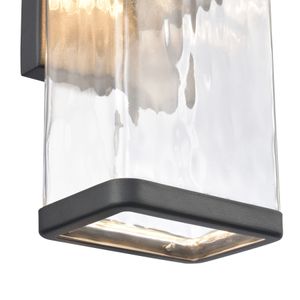 Cornice 9.75'' High Integrated LED Outdoor Sconce - Charcoal Black 6