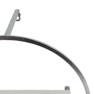 GAIGESTONE SET OF 3 SILVER WALL SHELF 8 (IN) 6
