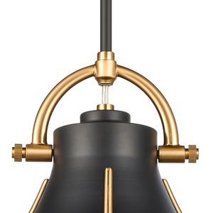 Urbanite 9'' Wide 1-Light Mini Pendant - Matte Black 3