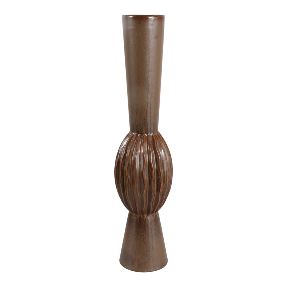 EATONCROSS BROWN VASE 26 (IN)