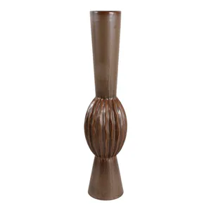 EATONCROSS BROWN VASE 26 (IN) 4