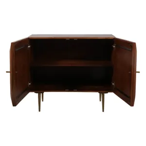 SKYLERDALE BROWN CABINET 32 (IN) 4