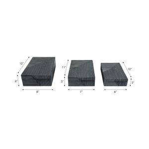 HENSONSHAW SET OF 3 BLUE BOXES 4 (IN) 9