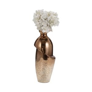 NASHCLIFF BRONZE GLASS VASE 16 (IN) 3