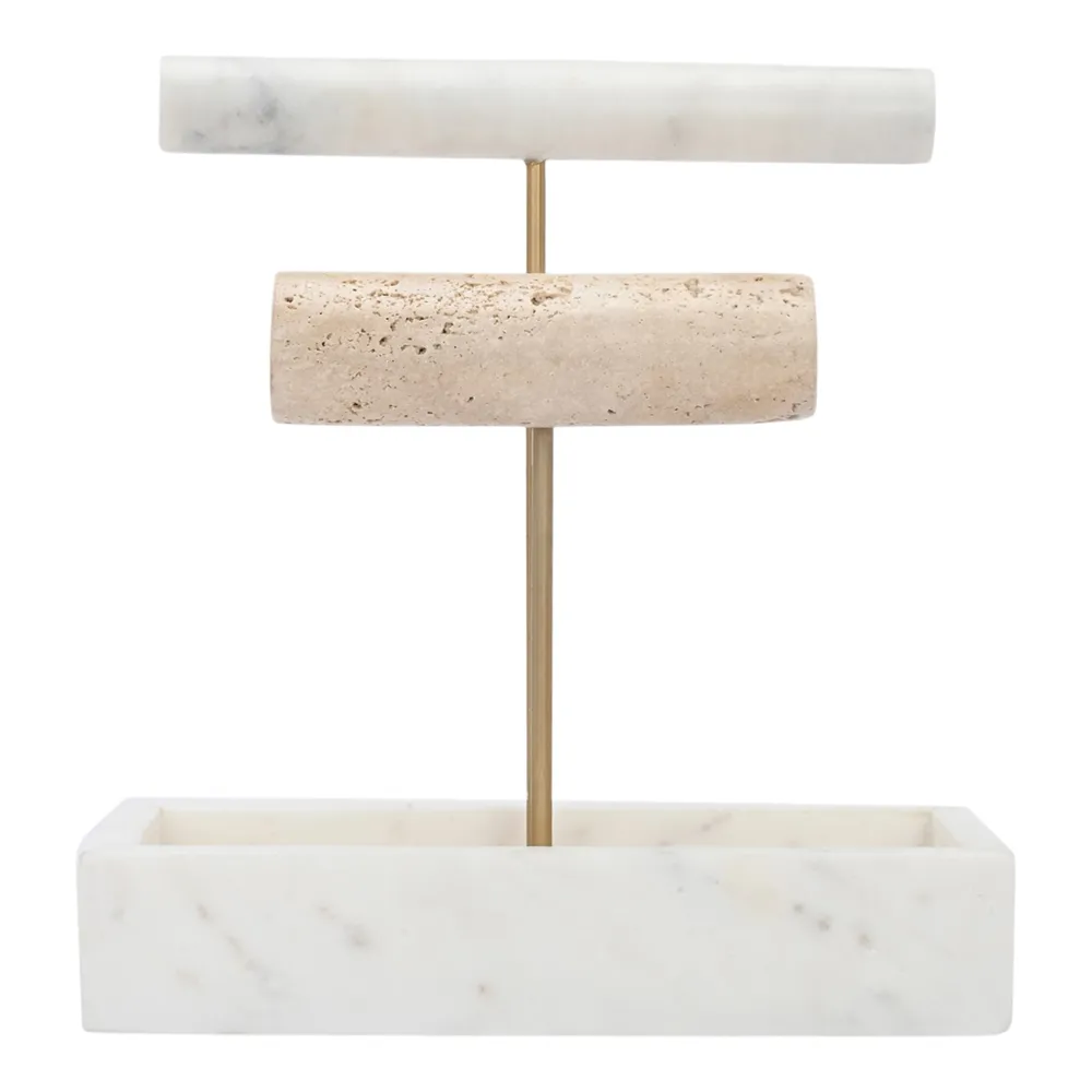 HOLCOMBMOOR WHITE JEWELRY STAND 9 (IN)