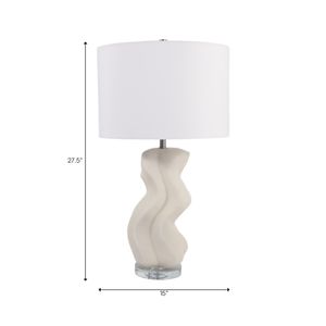 SLATECROSS WHITE LAMP 28 (IN) 10
