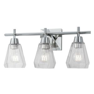Arctic 20'' Wide 3-Light Vanity Light - Polished Nickel 1