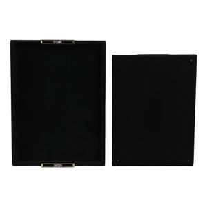 EASTONCREST SET OF 2 BLACK TRAY 3 (IN) 7