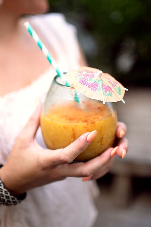 Clear Stemless Wine Glass