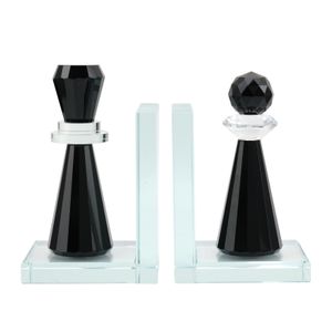 FORDPORT SET OF 2 BLACK BOOKENDS 7 (IN) 1