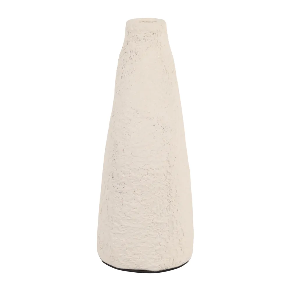 EMMONSHAM WHITE VASE 10 (IN)