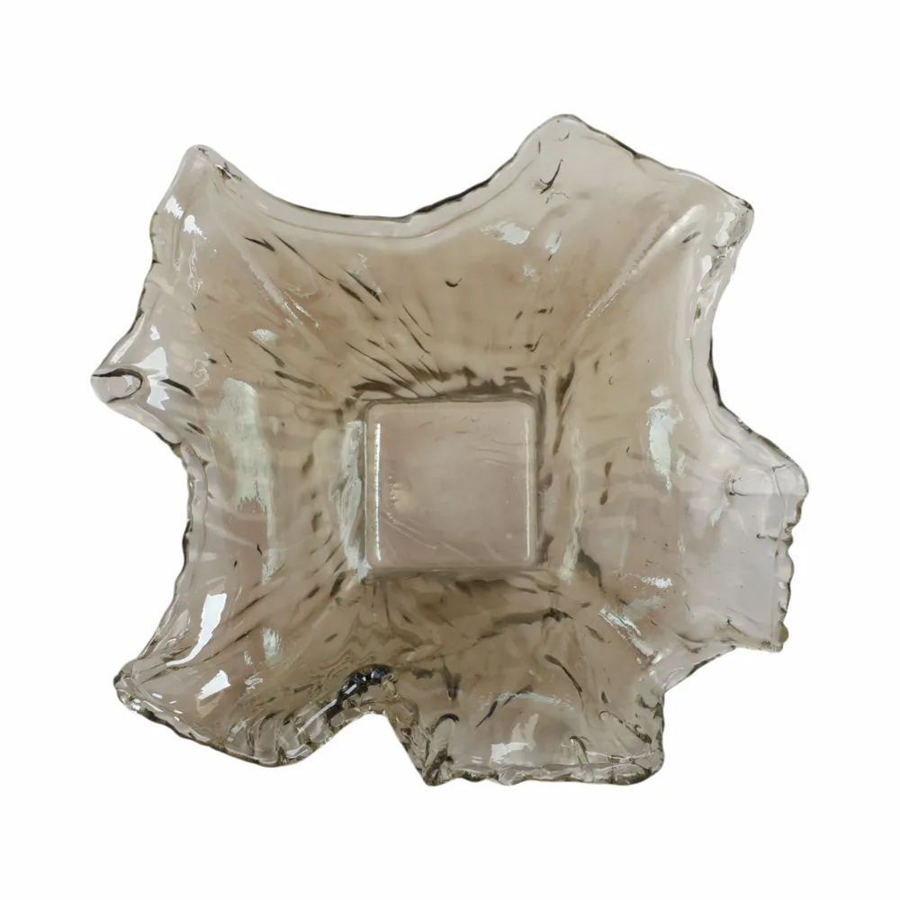 CLAYMORE GRAY GLASS VASE 12 (IN)
